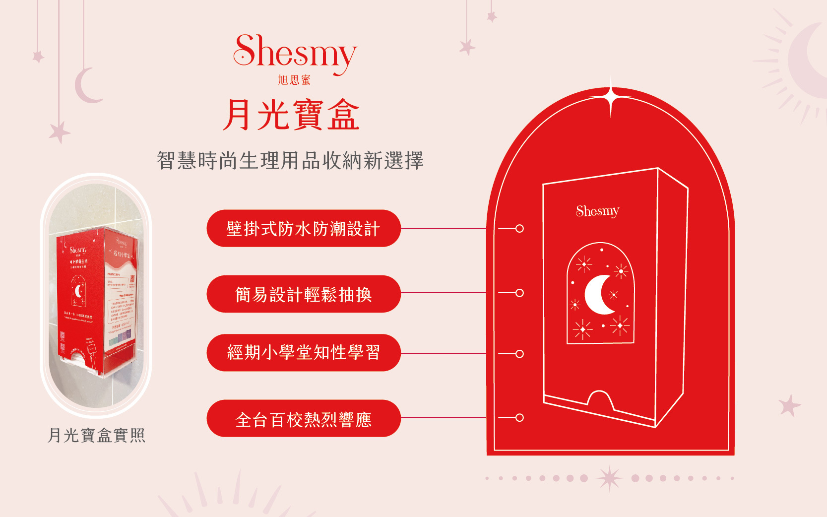 Shesmy旭思蜜可分解衛生棉教育部多元生理用品公益專案