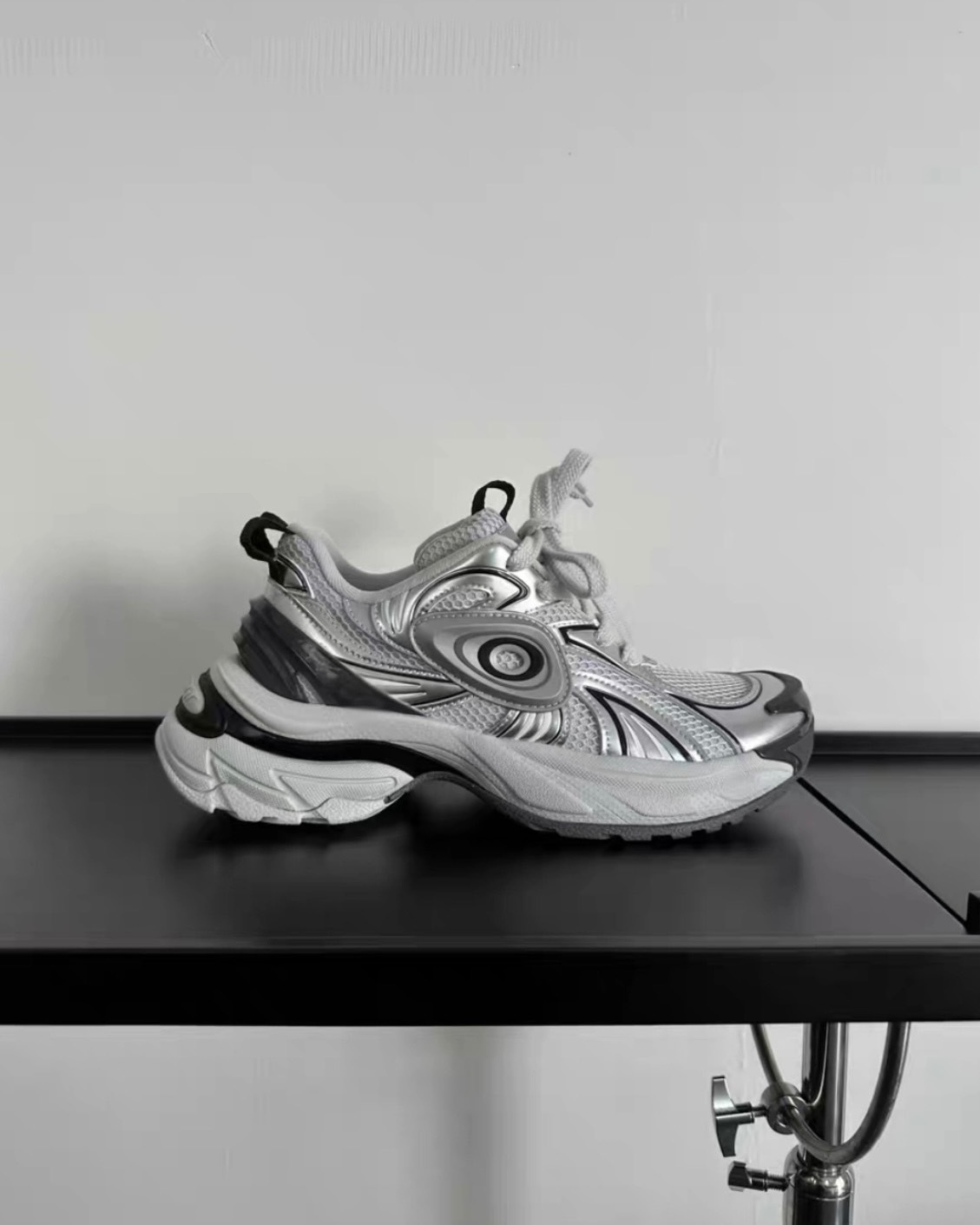 【現貨】OLD ORDER Turbo GT 厚底 增高 平替 老爹鞋 白銀