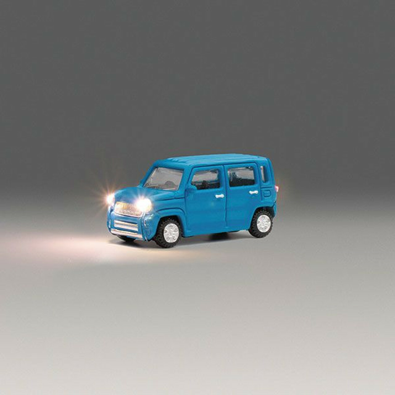 Kato 24-683C N規 SUV汽車 藍色.有頭尾燈