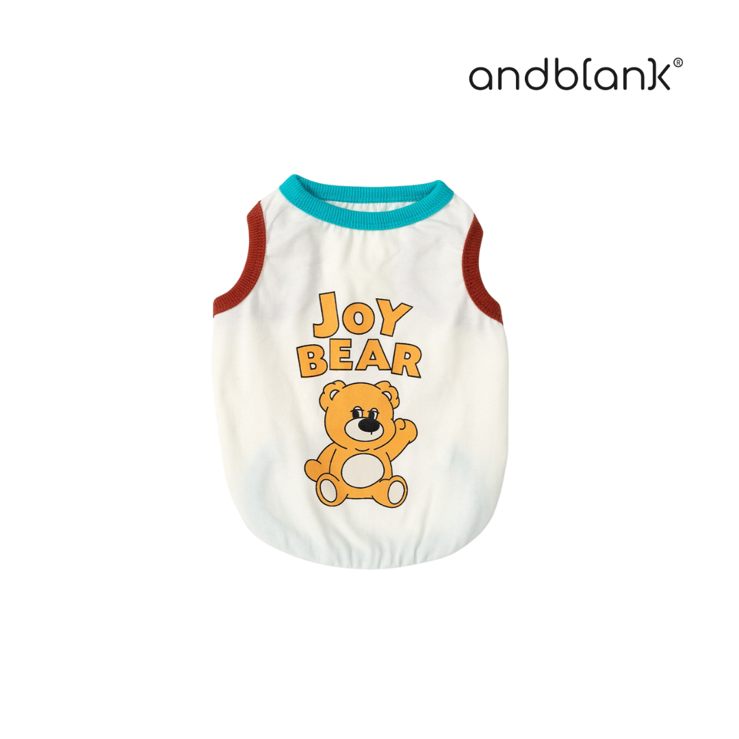 andblank 歡樂熊撞色背心
