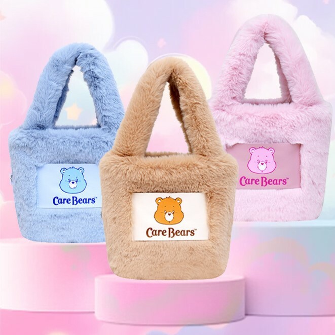 《5523》Carebears毛絨手提包