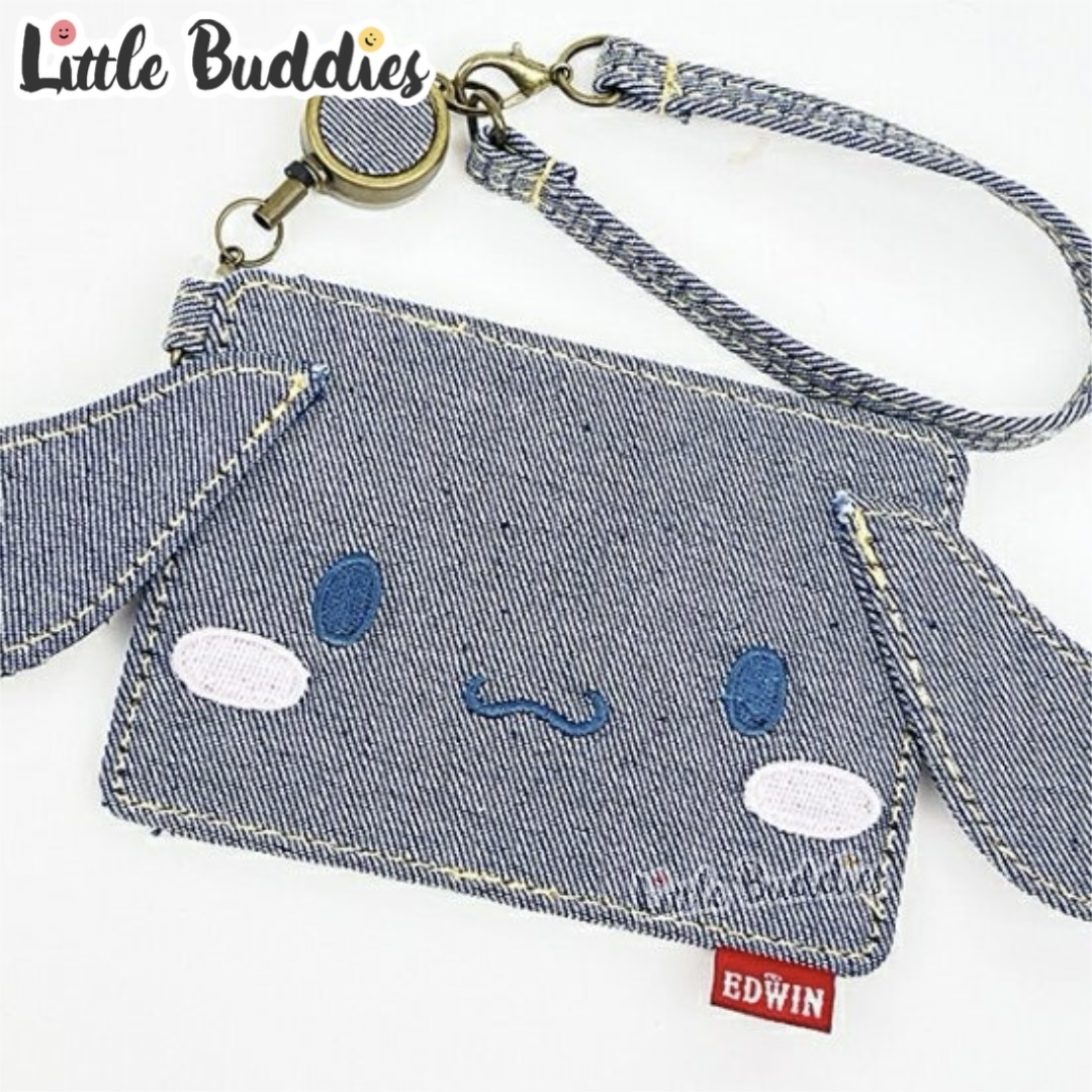 Sanrio Cinnamoroll 玉桂狗 x Edwin 牛仔布款系列 - 可伸縮証件套