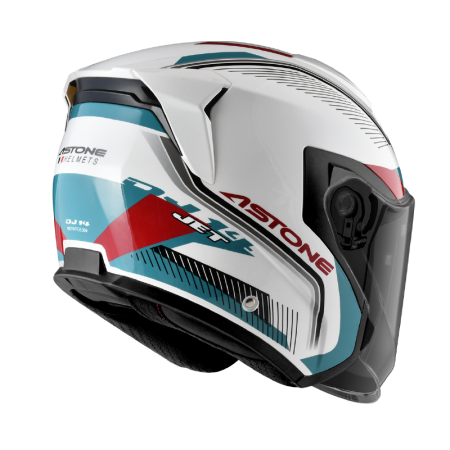 ASTONE DJ14 BQ1 白 紅藍 卡其 彩繪 內墨片 3/4帽款