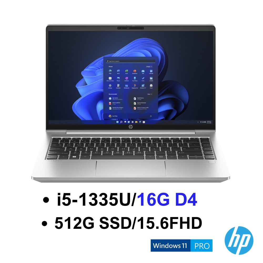 HP ProBook 450 G10 (9D6Q1PA) 15.6吋商務筆電 i5-1335U/16G/512G/W11P
