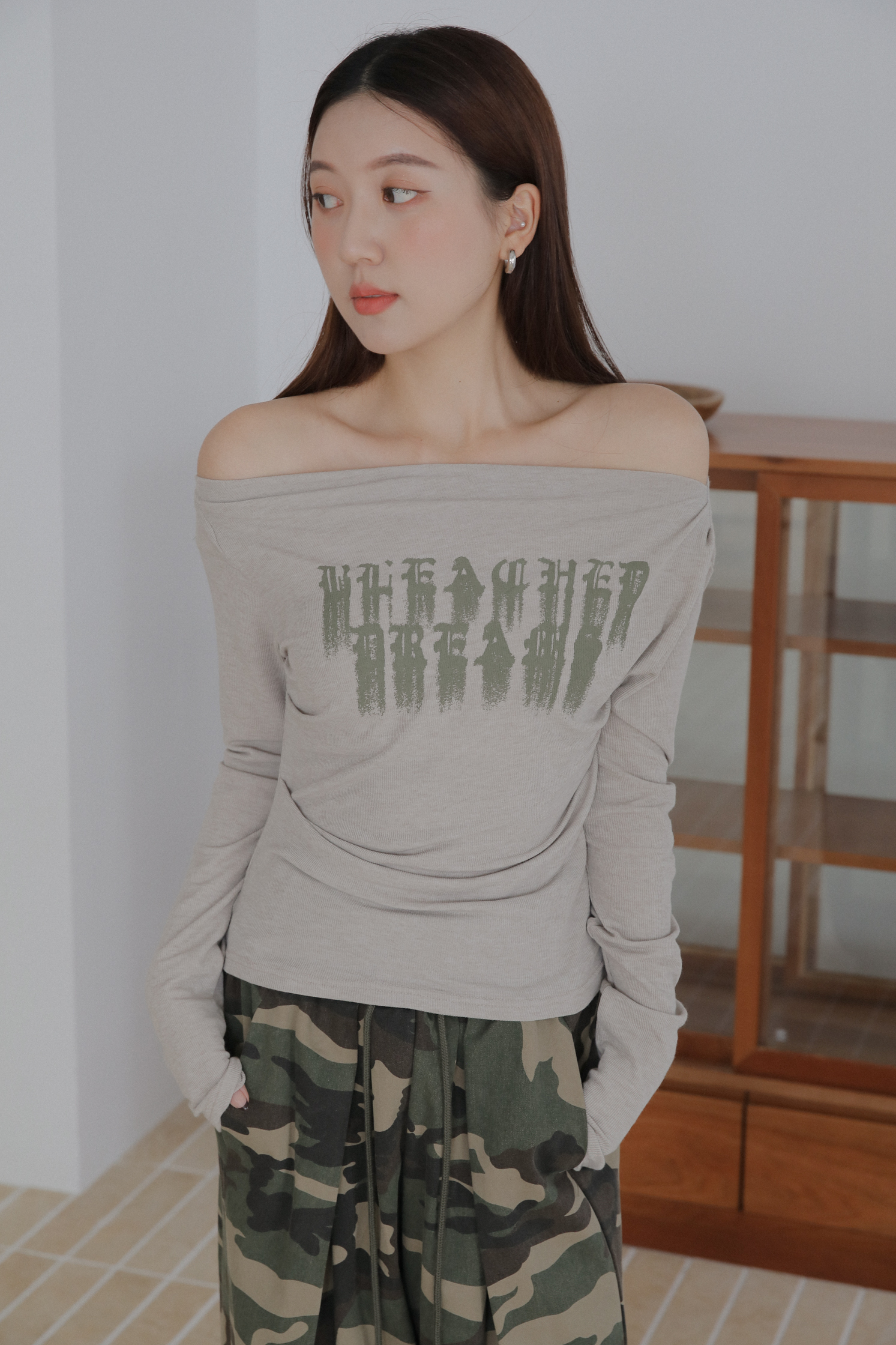 Bleached Tee #長Tee