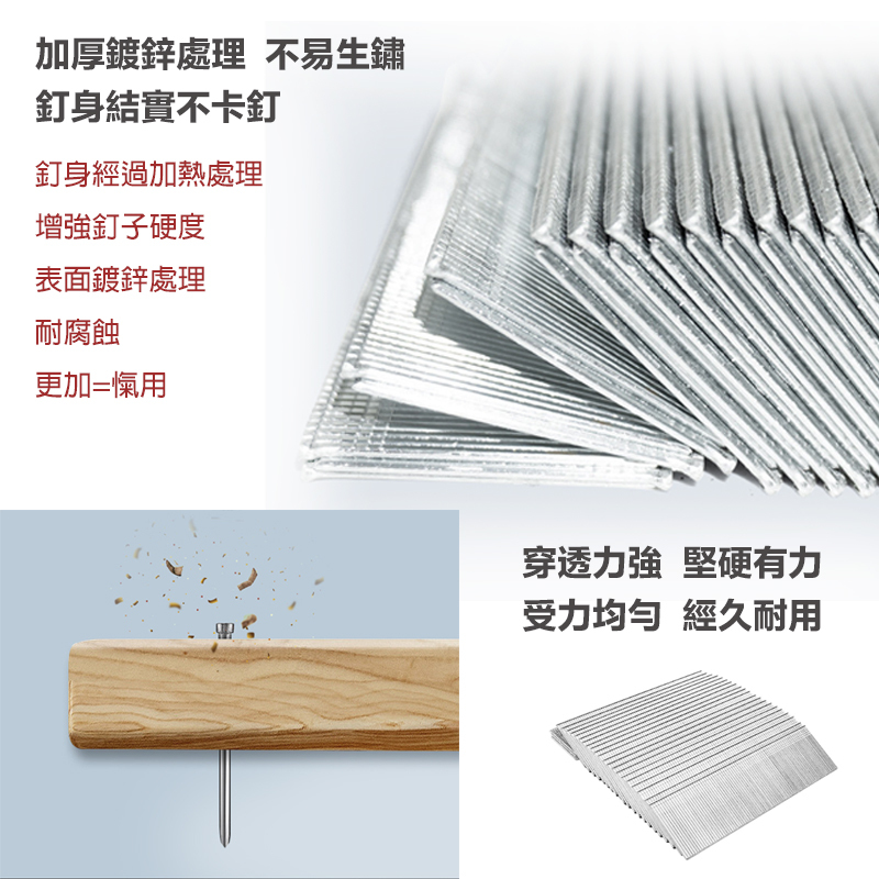 附發票｜NT系列直釘槍釘｜T50、T38 直釘槍釘 3200入/1盒 高強度 耐腐蝕 不卡釘 加厚鍍鋅