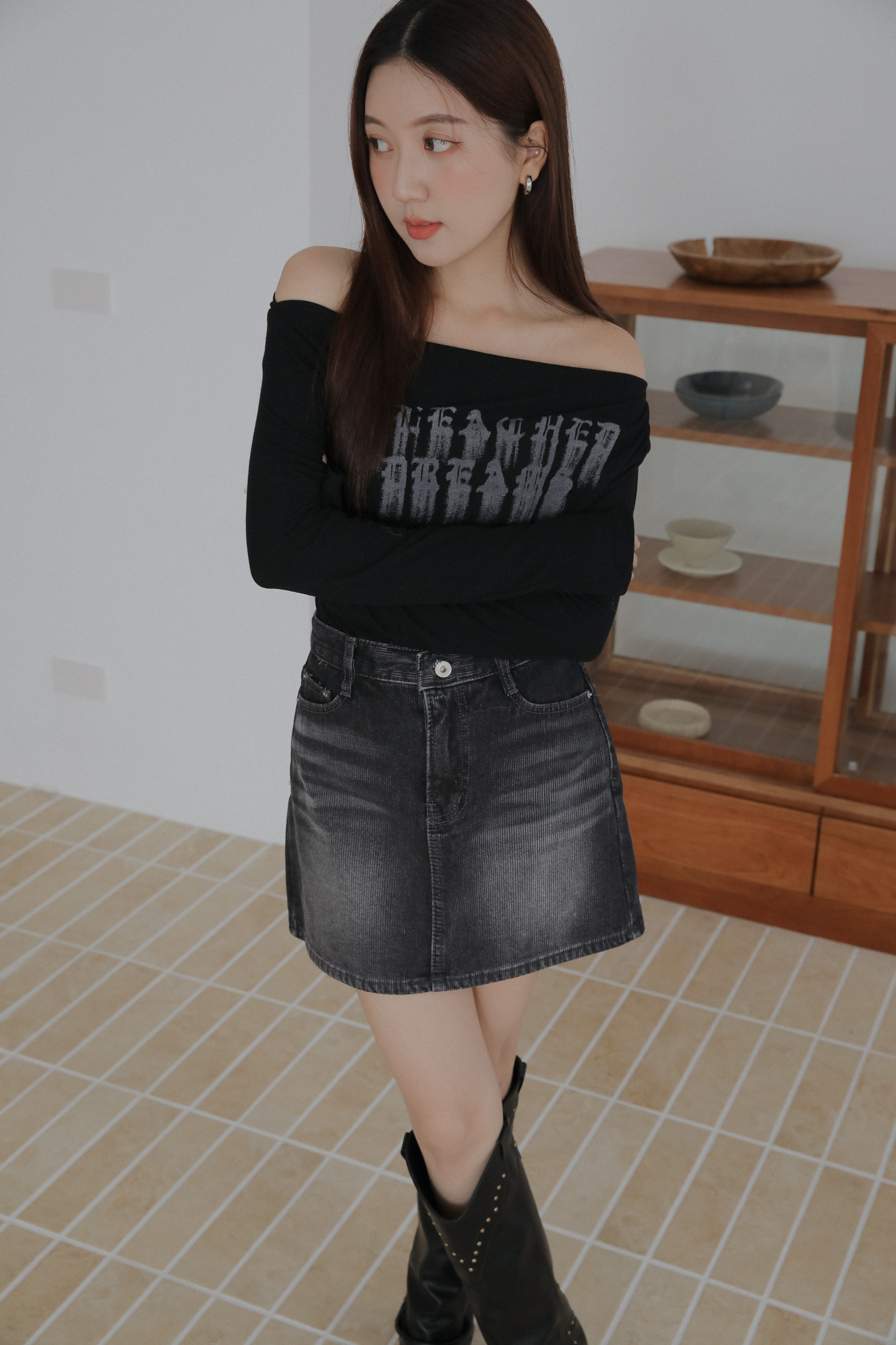 Bleached Tee #長Tee