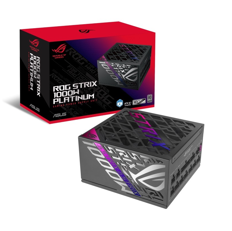 米特3C數位–ASUS 華碩 ROG STRIX 1000W 白金牌 ATX3.1電源供應器/90YE00W1-B0TA00
