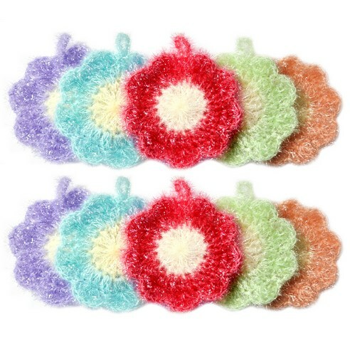 韓國絲光手勾造型菜瓜布