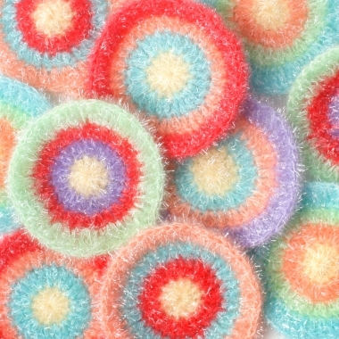 韓國絲光手勾造型菜瓜布