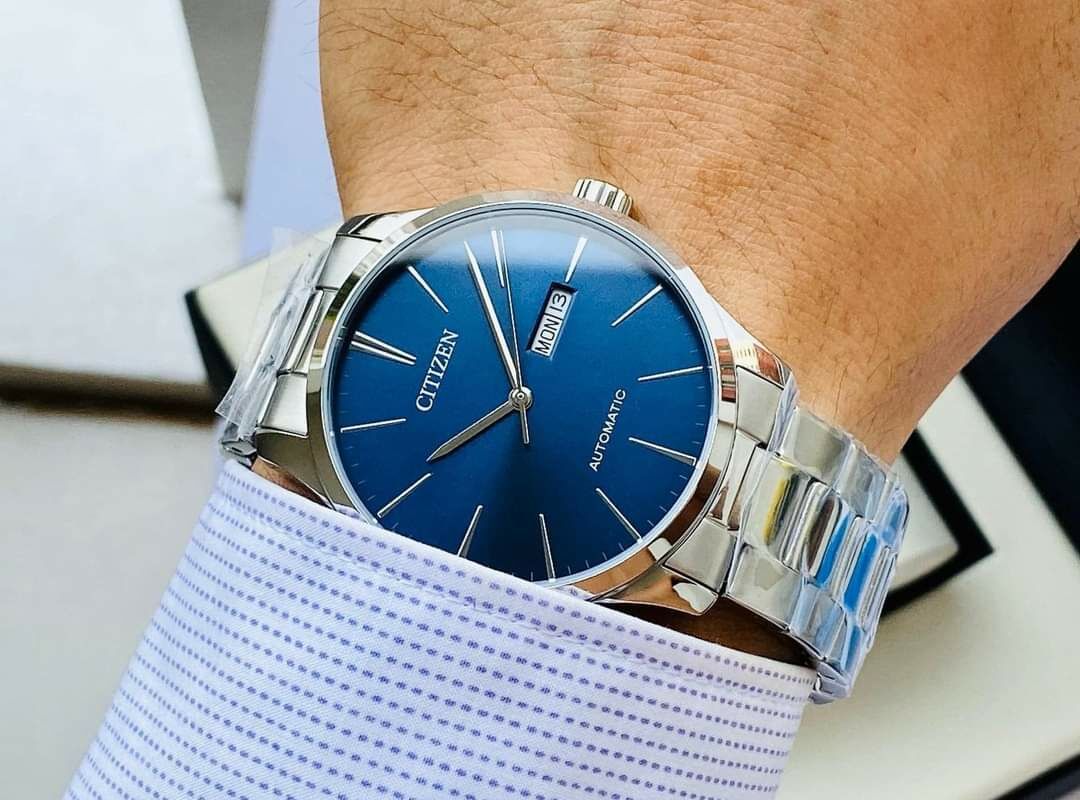 Citizen 星辰 Classic Mechanical Watch with Blue dial NH8350-83L 經典機械手錶, 藍色盤錶