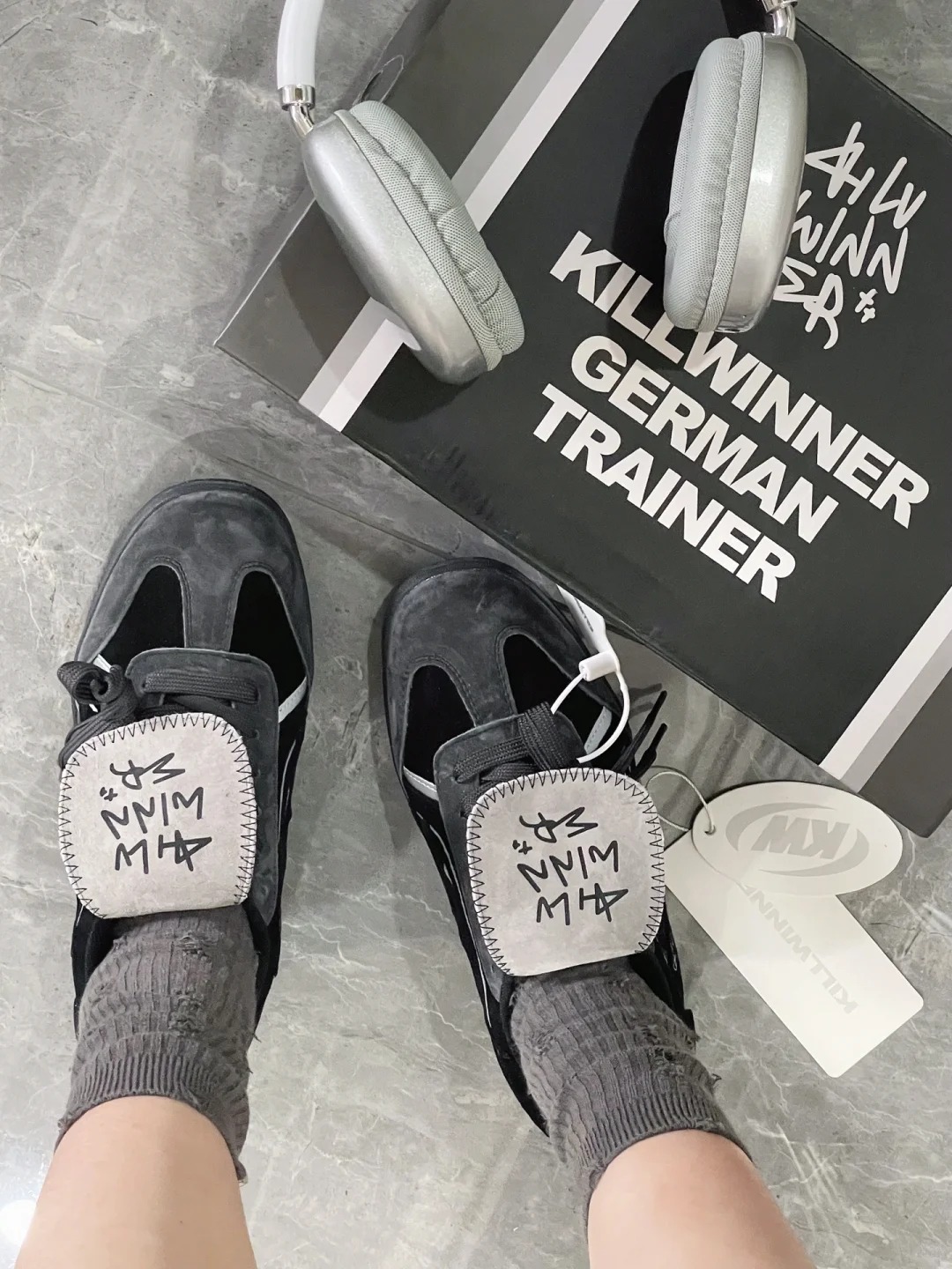 #預購 張員瑛同款 KILLWINNER 黑武士 蕾絲 德訓鞋