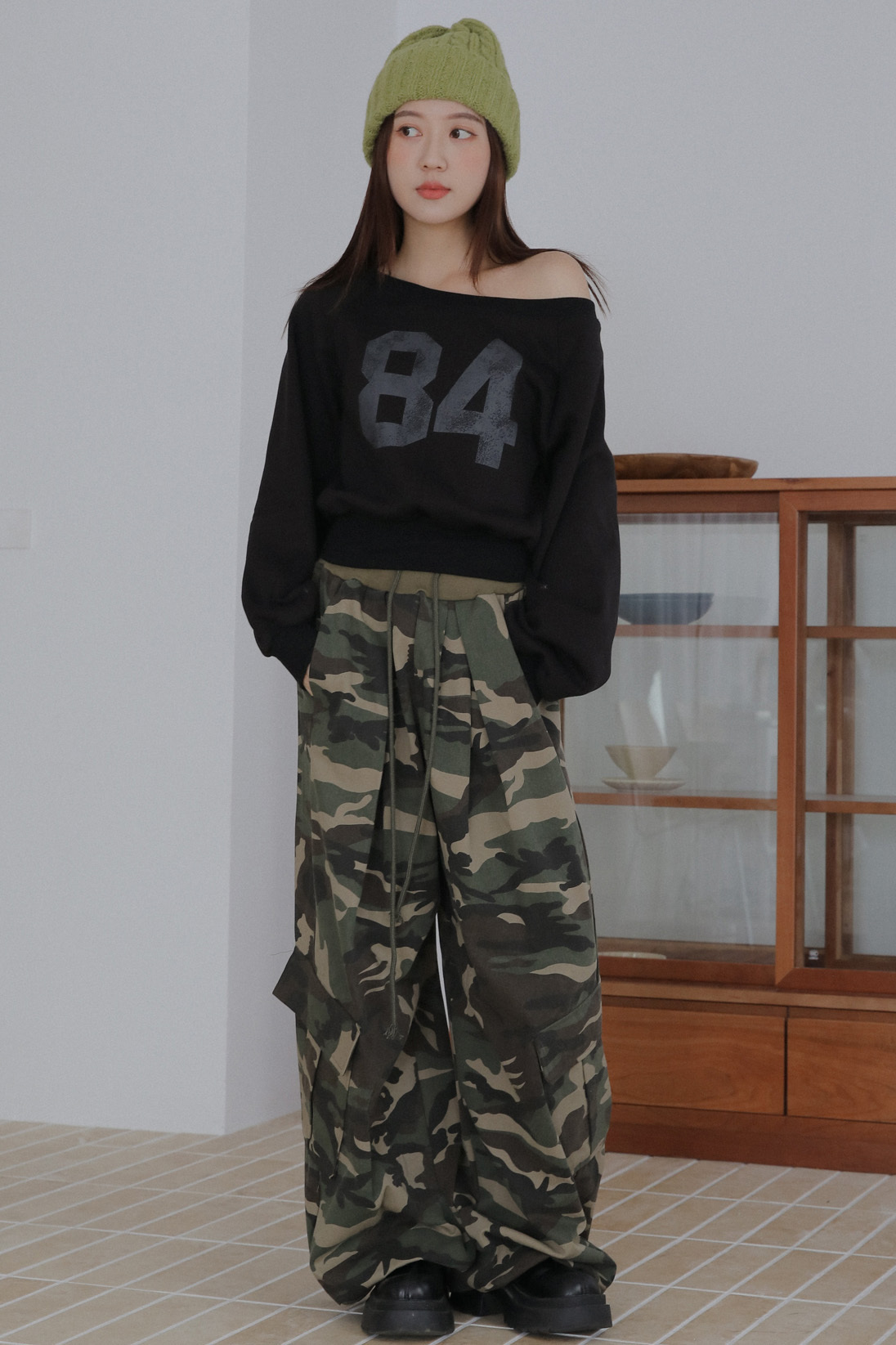 Camo Banding Pants #長褲