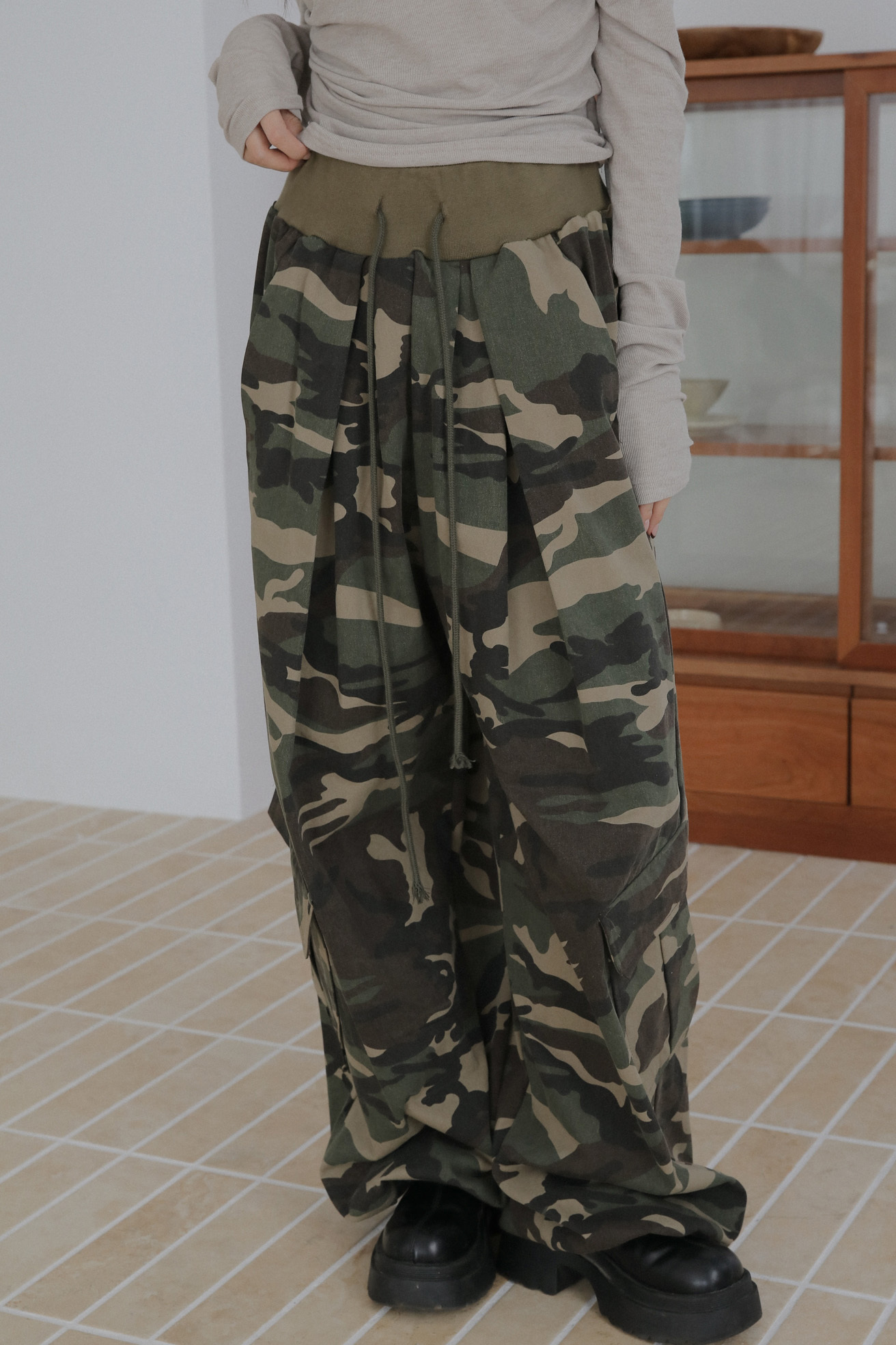 Camo Banding Pants #長褲