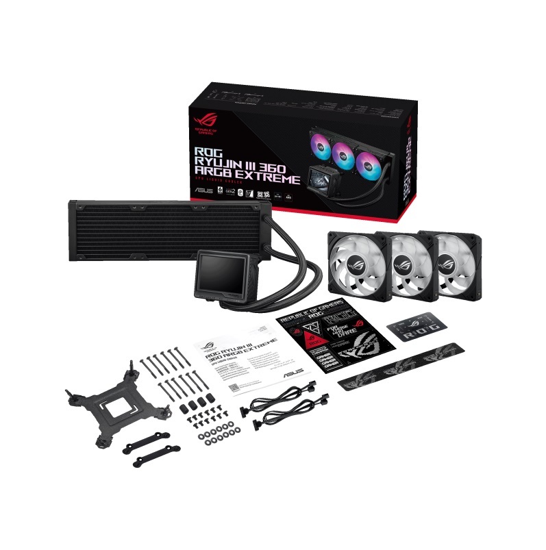 米特3C數位–ASUS 華碩 ROG RYUJIN III 360 ARGB EXTREME 龍神三代/90RC0131-M0TAY0