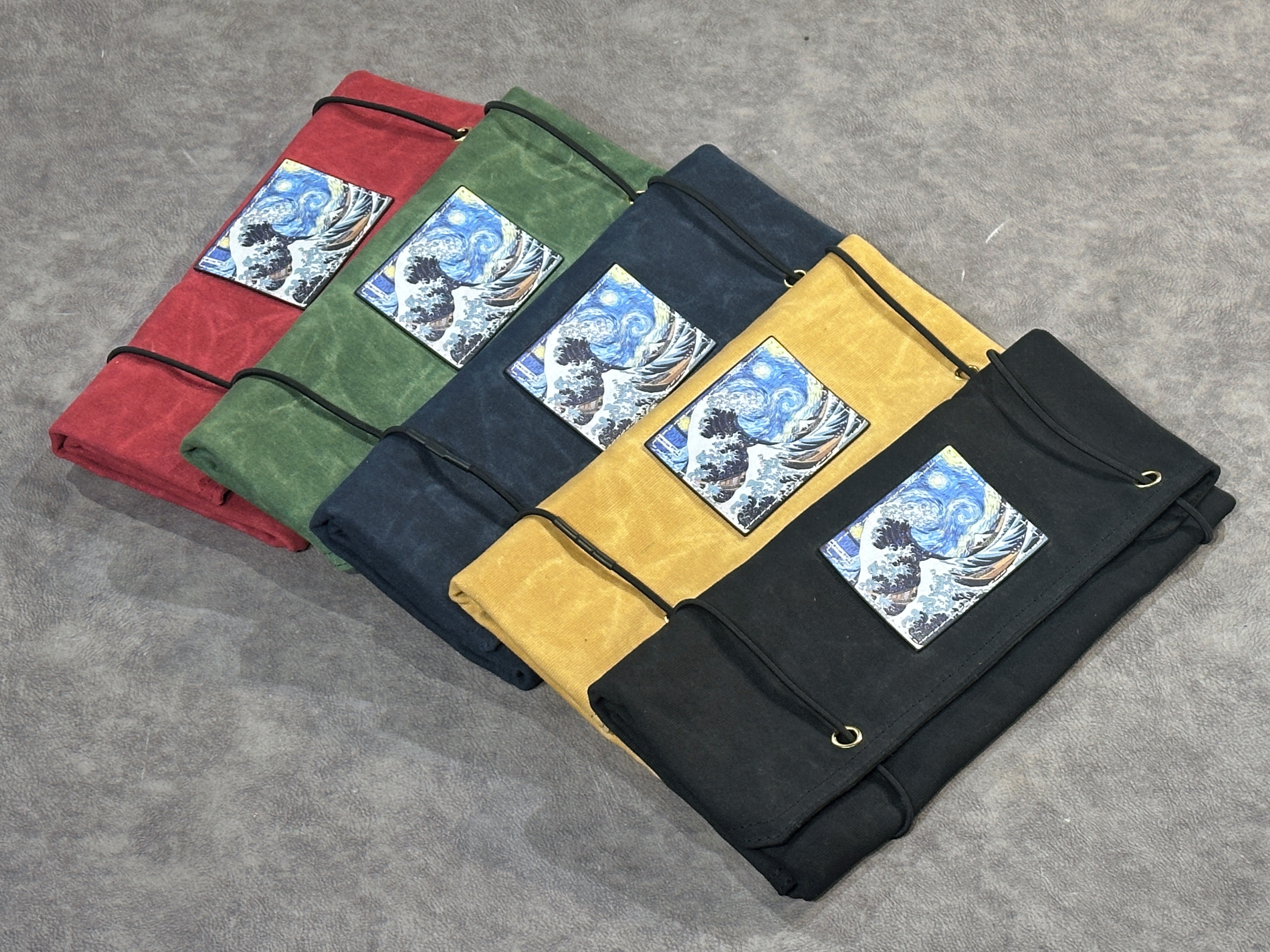 帆布刀袋 『神奈川沖浪裏と星月夜』