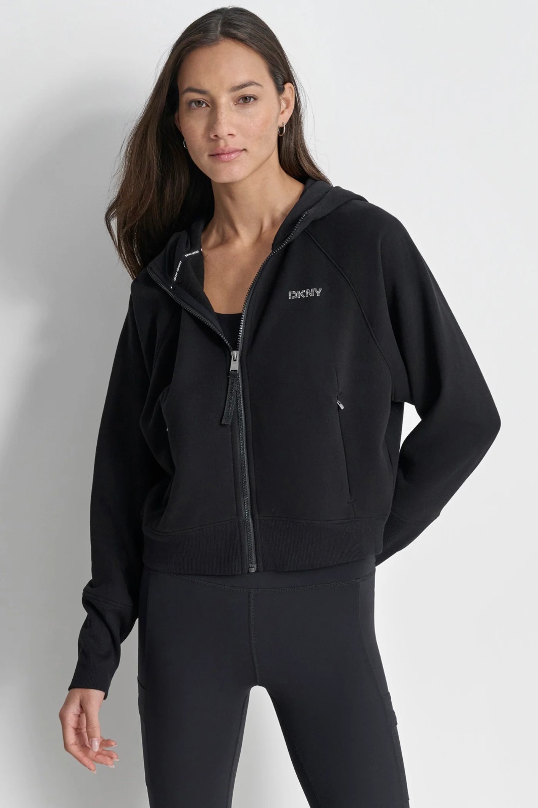 【直播】DKNY L0107904 MINI STUD 女裝衛衣有帽外套