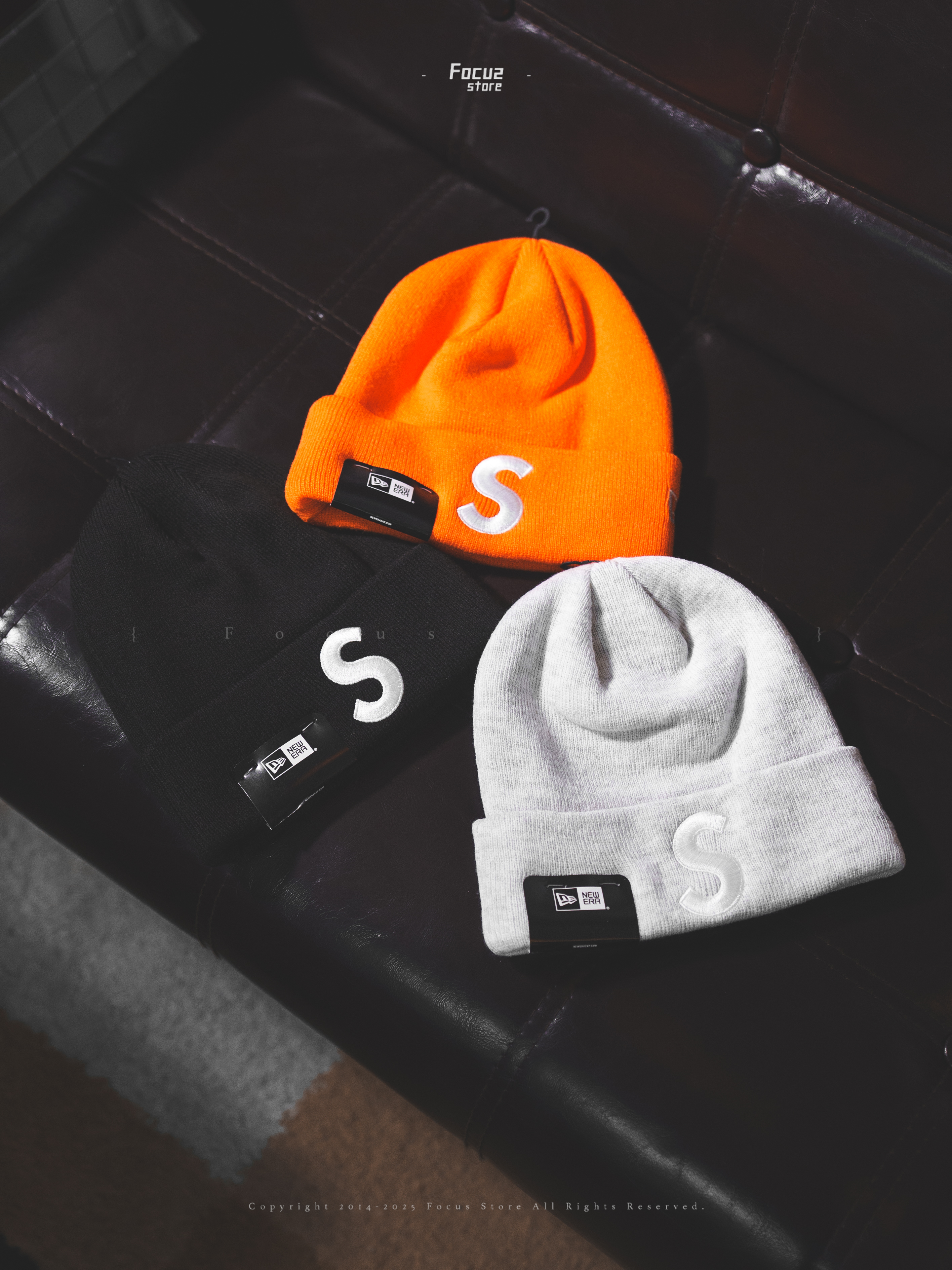 【Focus Store】預購 Supreme x New Era FW24 Week19 S-Logo Beanie 毛帽 三色