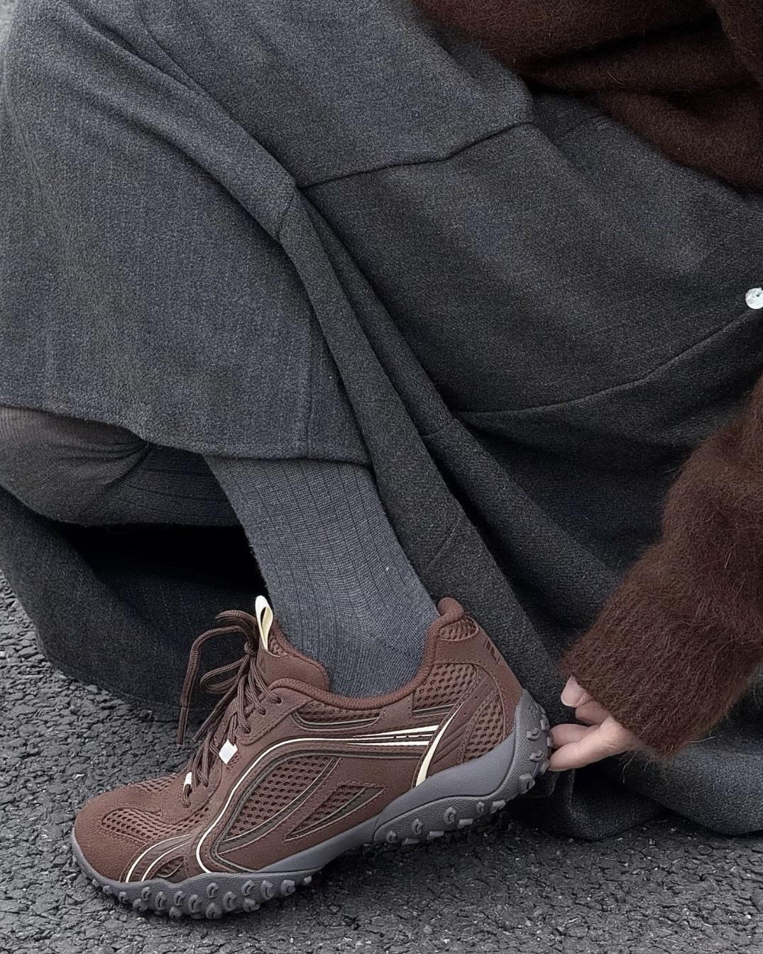 <韓韶禧代言款🤎>Fila Echappe Choco 芭蕾舞鞋 韓韶禧 同款 巧克力可可