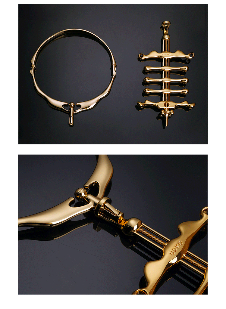 UPKO,義大利 UPKO,UPKO 候鳥金屬項圈+四指夾套裝,調教時尚,調教,調教扮演,BDSM,SM,親密關係,格雷,角色扮演,捆綁,禮物,繩縛,束縛,綁帶,口球,手拍,頸圈,項圈,牽引鏈,手銬,腳銬,馬鞭