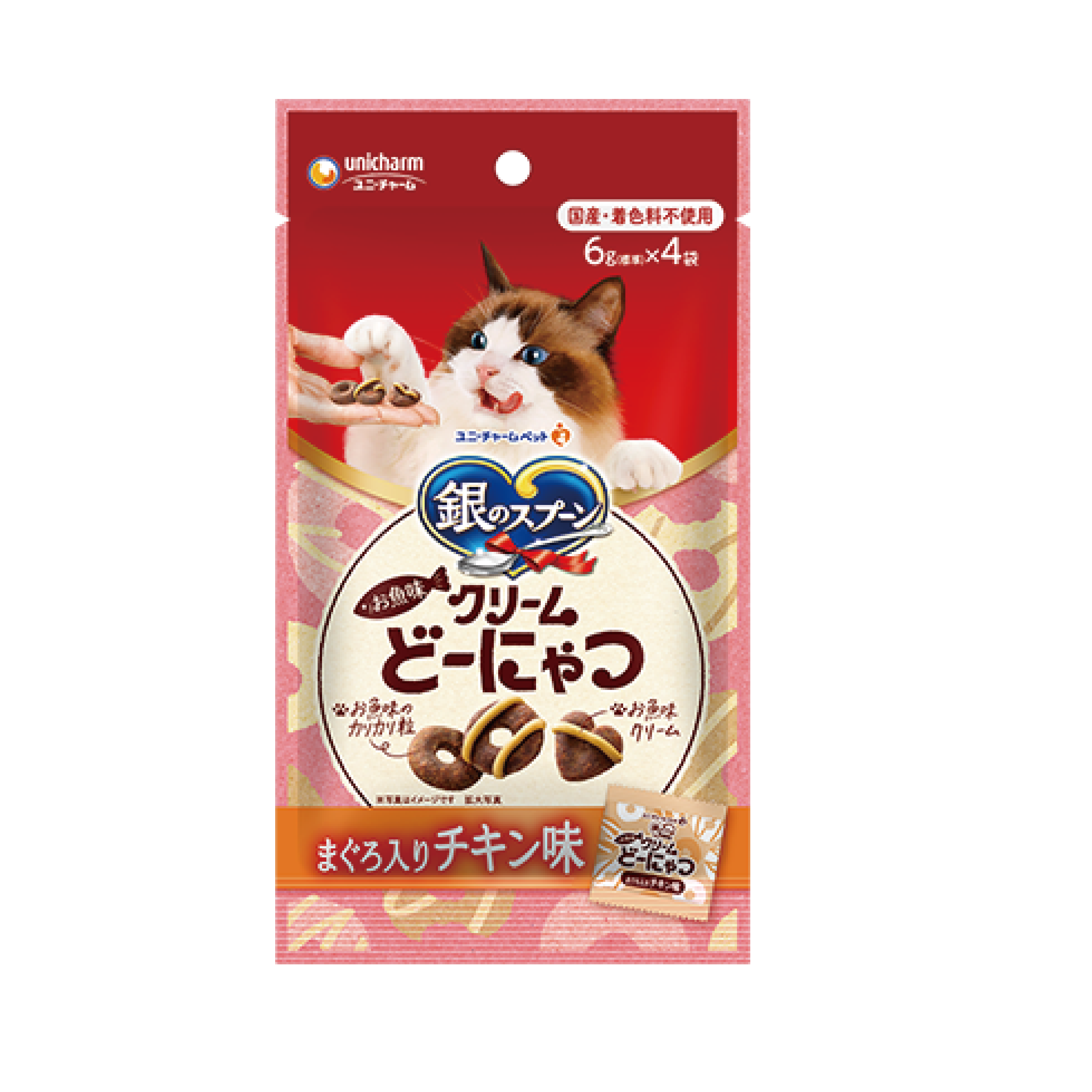 Unicharm 吞拿肉醬 雞肉味 貓餅 24g (UIC-1415)