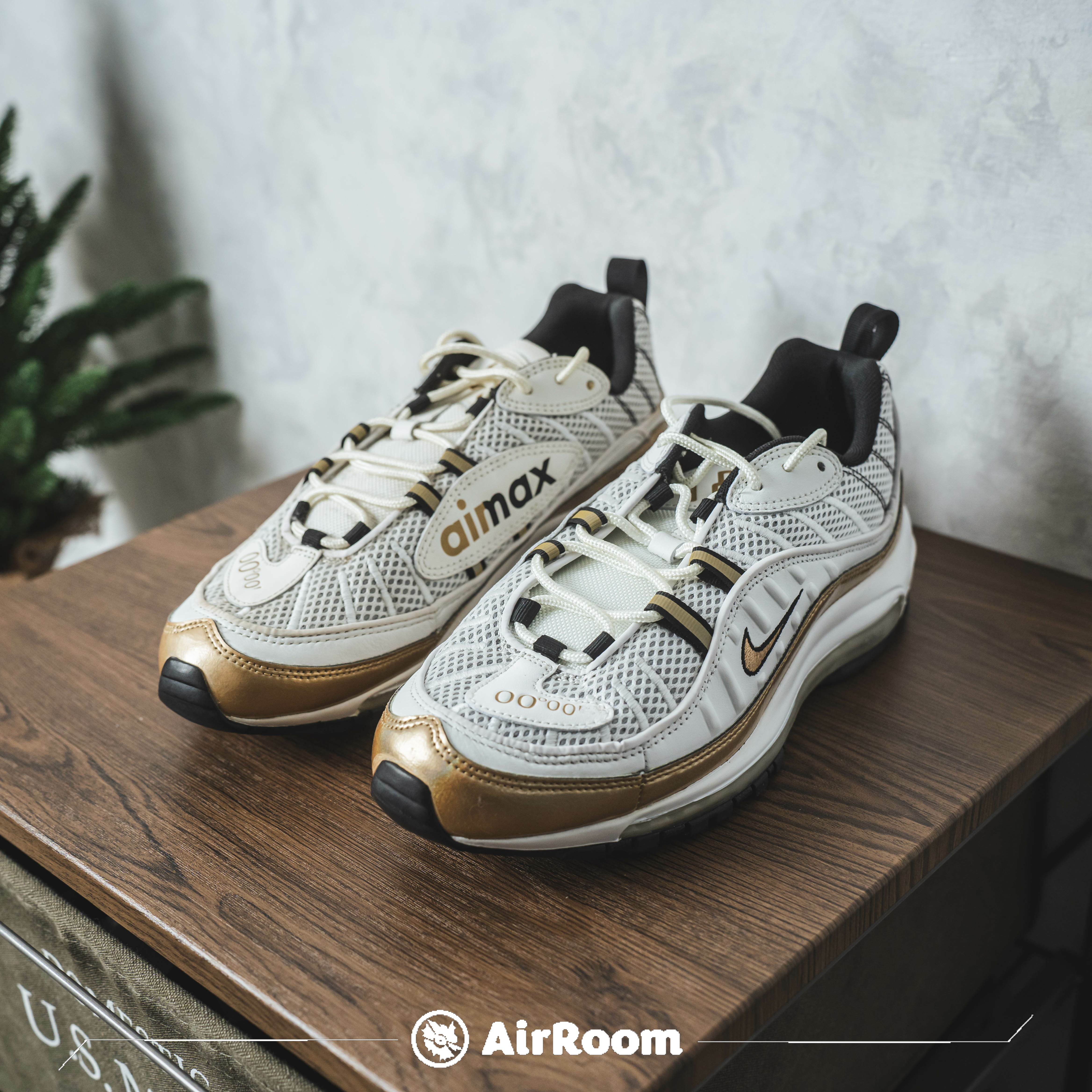 Nike Air Max 98 UK 英國限定 白金款 AJ6302-100 男段