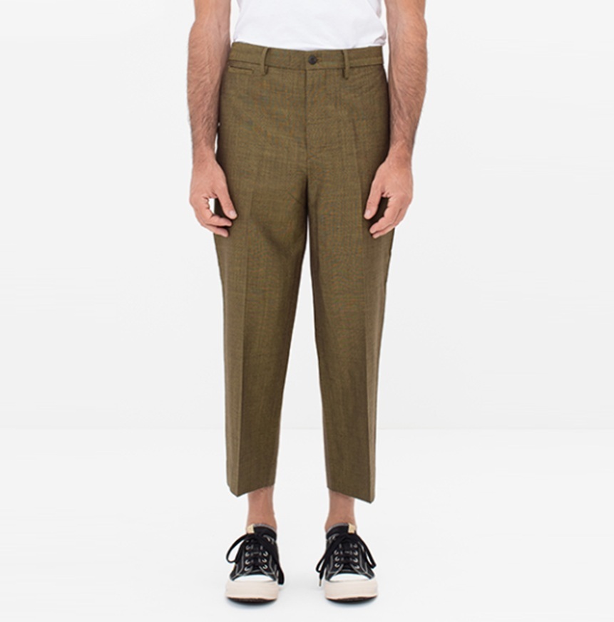VISVIM 2025 S/S LEAGUERS SLACKS - KHAKI PRE ORDER ITEM (預訂中)