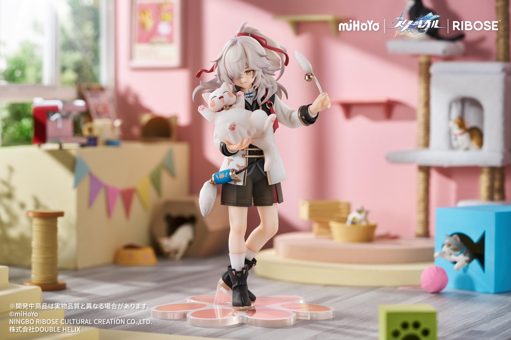 RIBOSE RISE UP+ "HONKAI: STAR RAIL" LITTLE CAT SERIES JING YUAN VER. NON SCALE FIGURE 