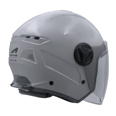 ASTONE MJ-S6 水泥灰 素色 內墨片 3/4罩式帽款