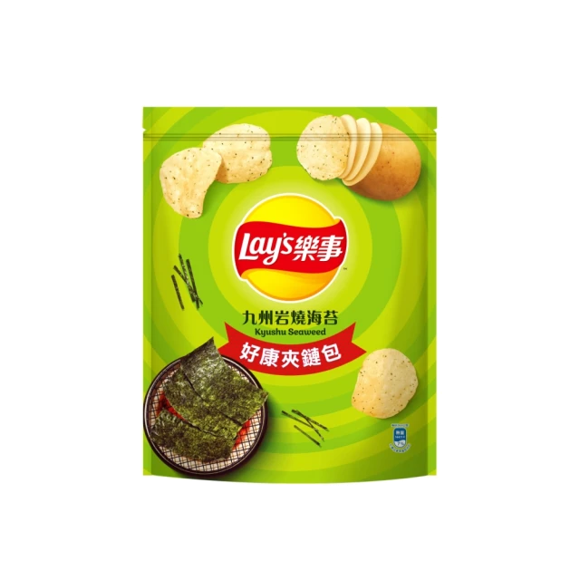 【樂事】Lay's九州岩燒海苔夾鏈包229g