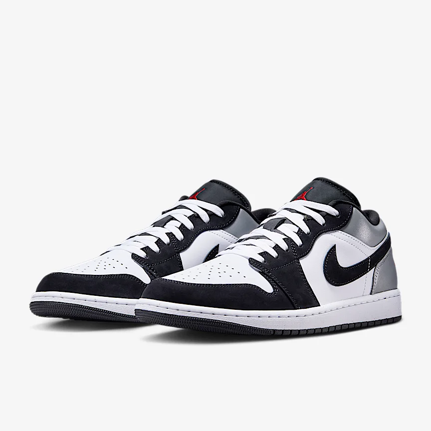 Air Jordan 1 Low Black Matte Silver 幻影灰 後跟反光 男鞋 HF3148-106