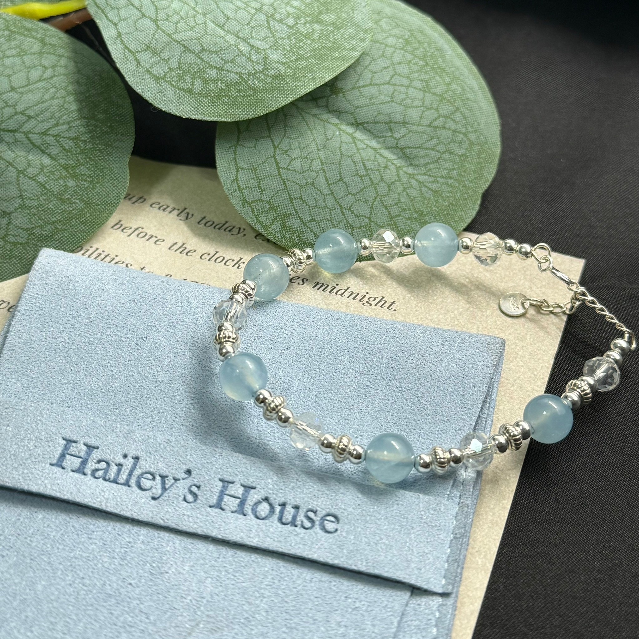 S177（海藍寶+白晶石）