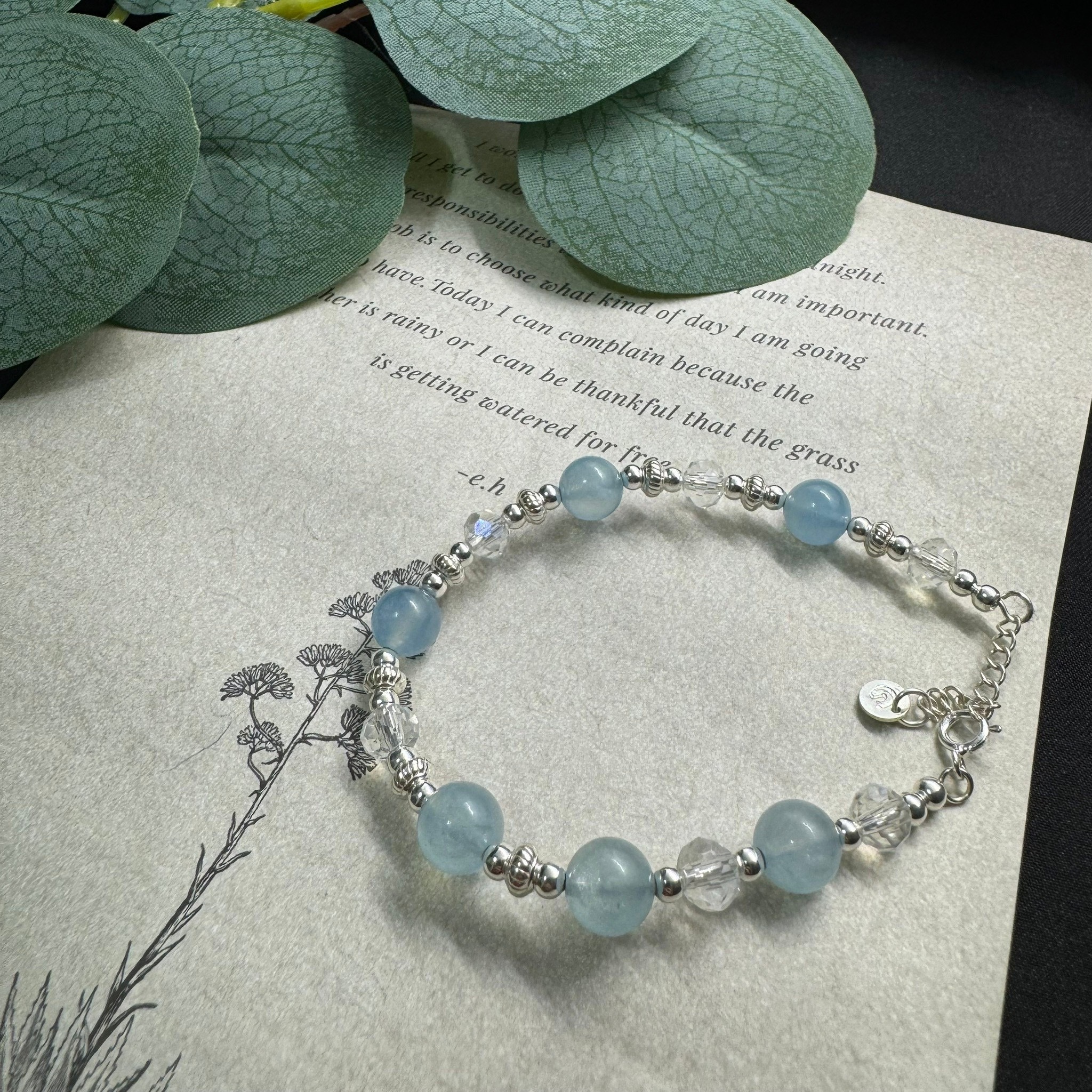 S177（海藍寶+白晶石）