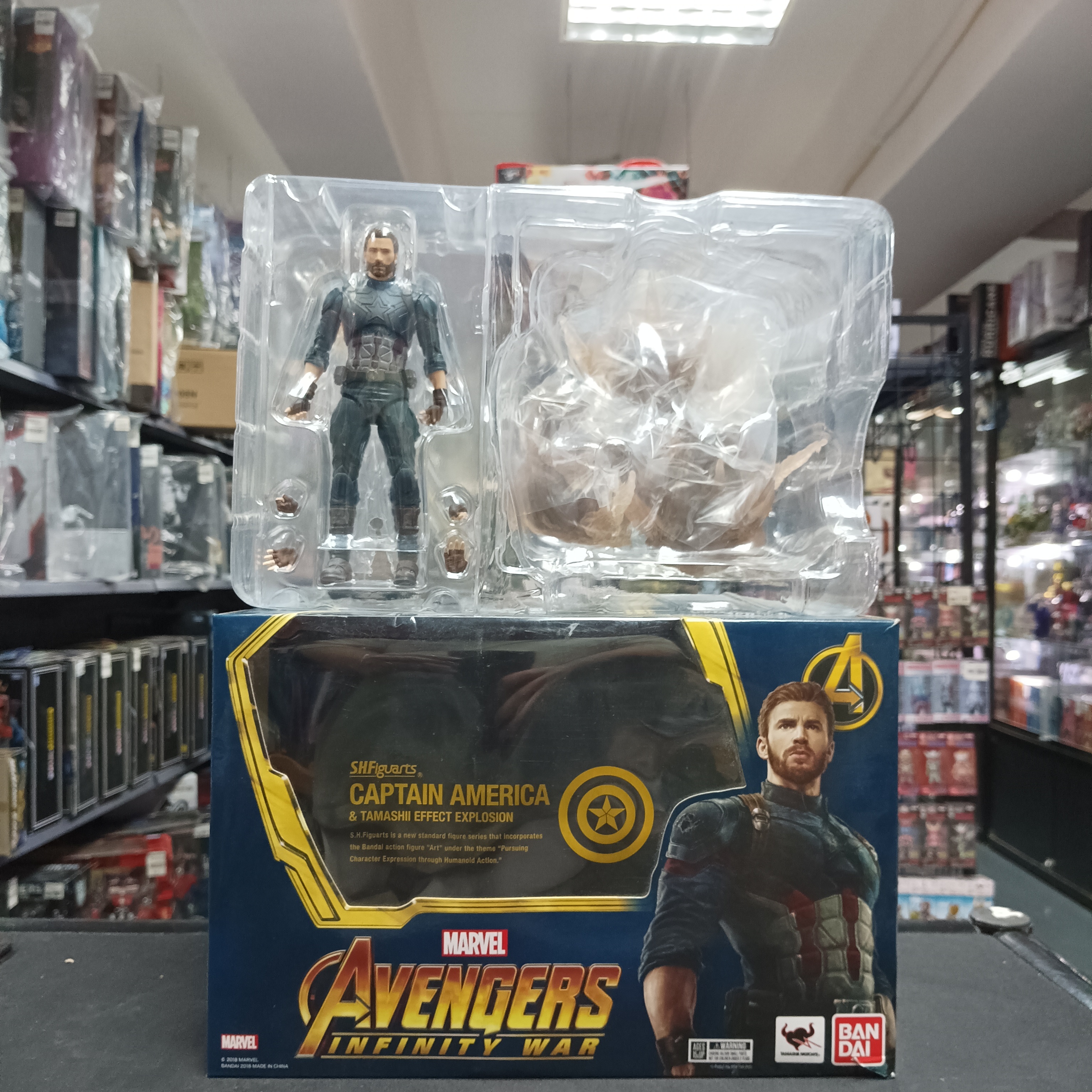 寄賣-其它-S.H.Figuarts - Captain America & Tamashii 爆破特效套組