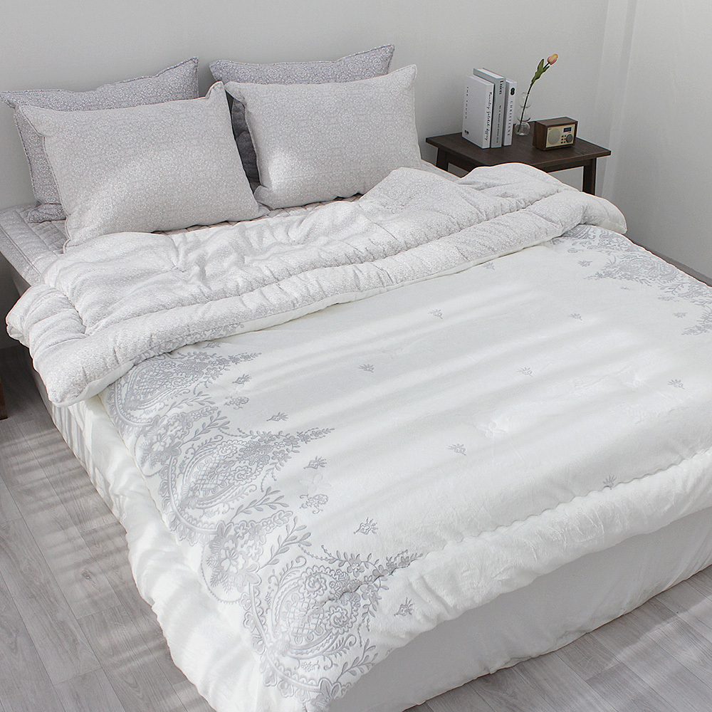 韓國棉被 雙面歐式宮廷雕花(冬被系列)超細纖維（Ivy同款棉被）