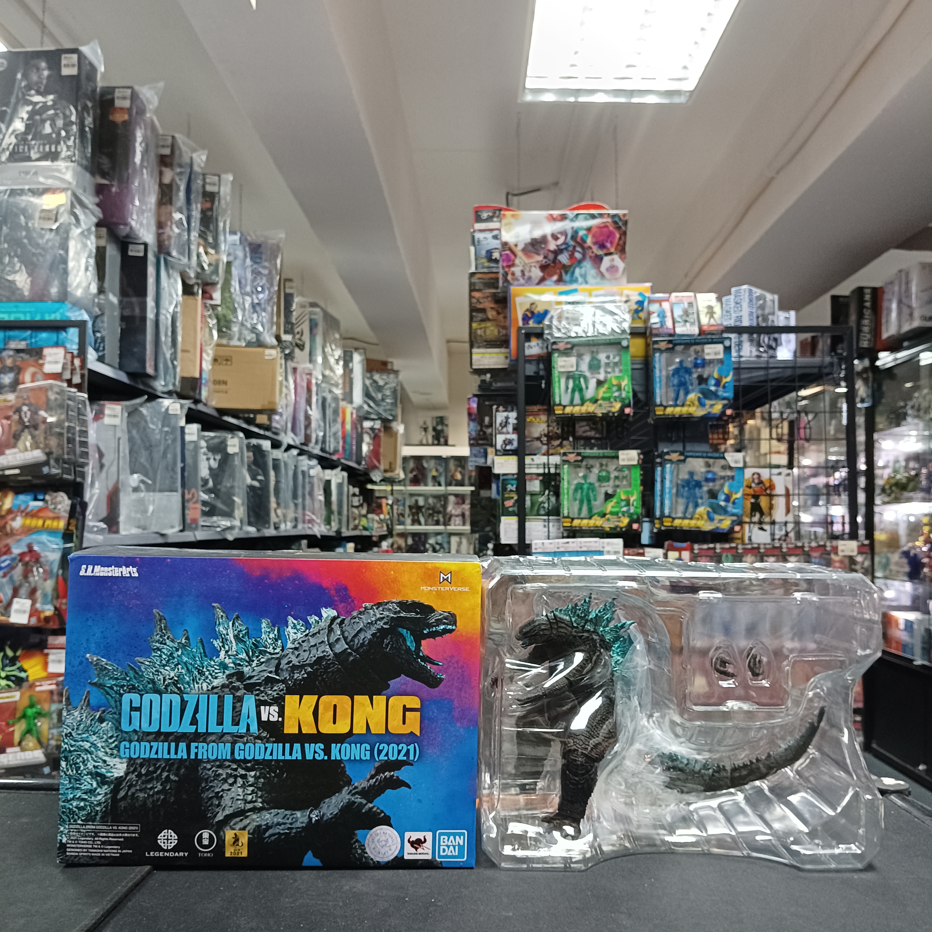 寄賣-怪獸系列-SHMarts 哥斯拉大戰金剛 Godzilla 2021