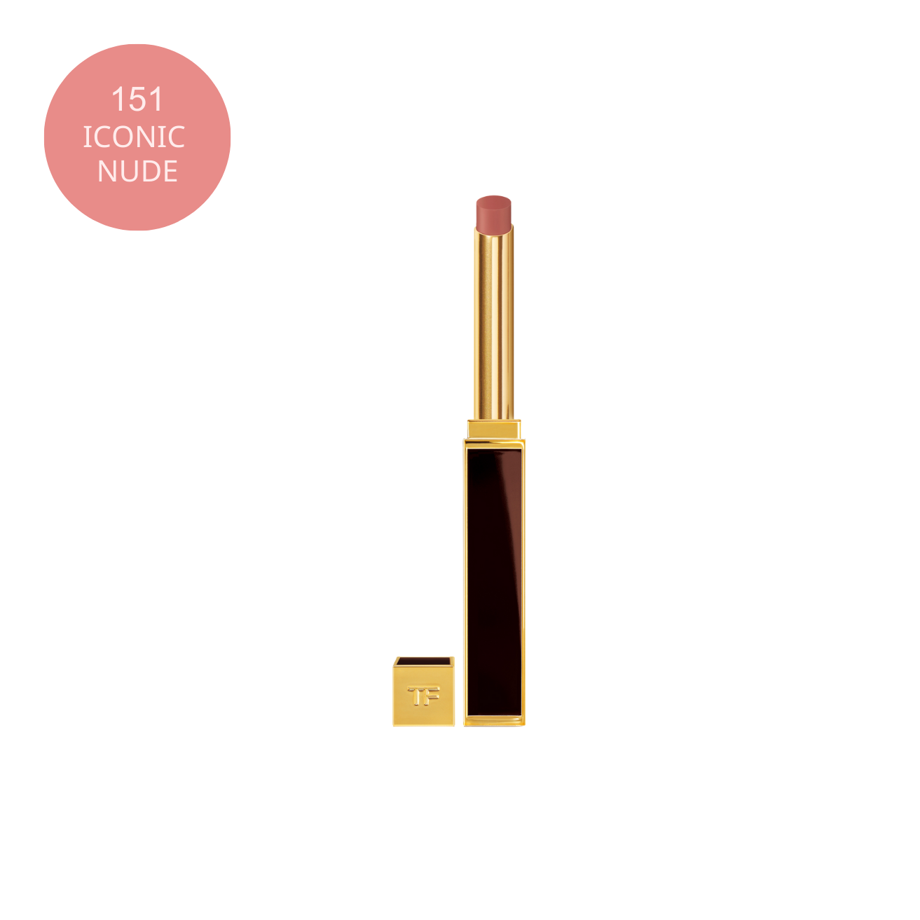 TOM FORD BEAUTY 黑金細管亮澤唇膏 - 151 ICONIC NUDE