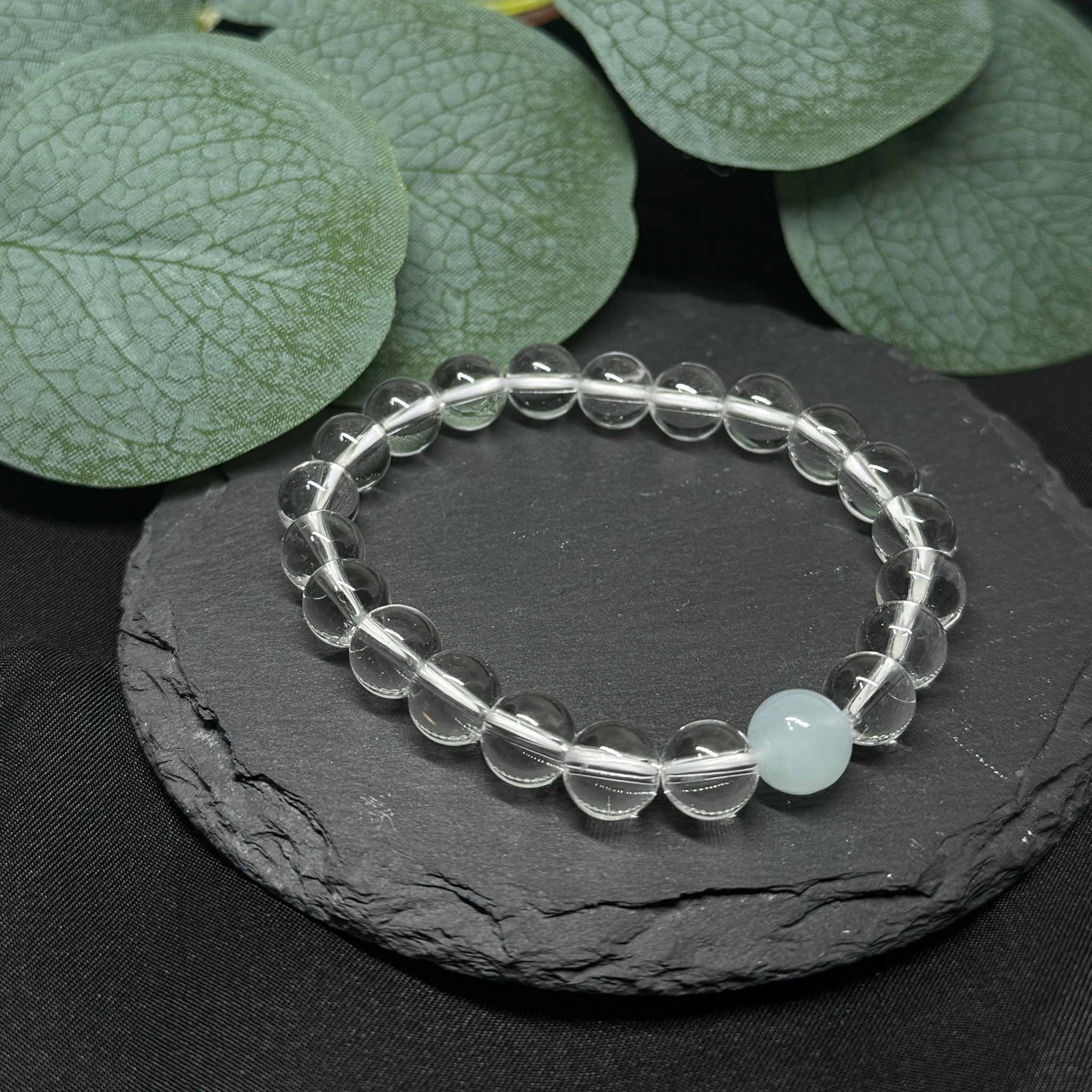 S179（白水晶+海藍寶）