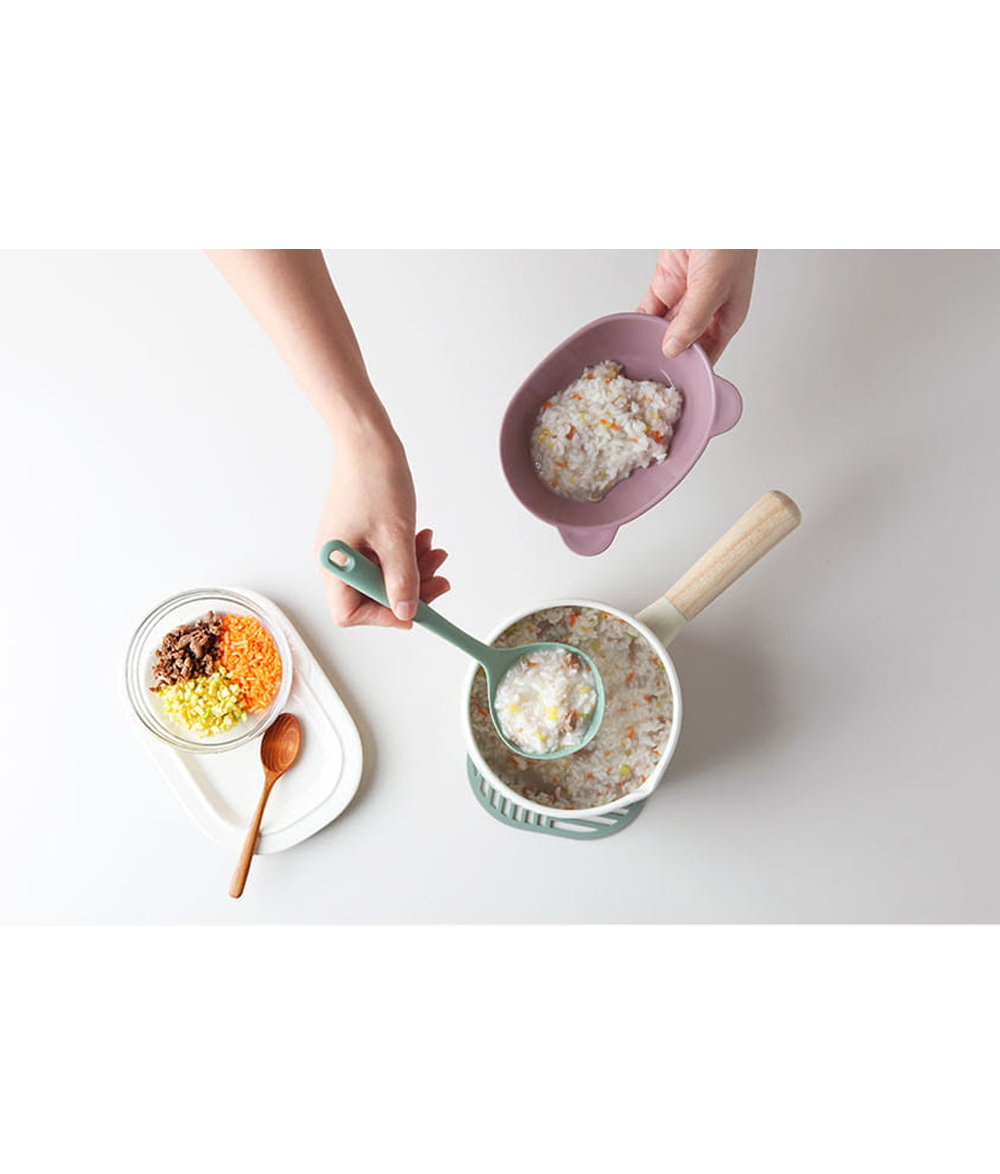 韓國製 粉彩矽膠湯匙