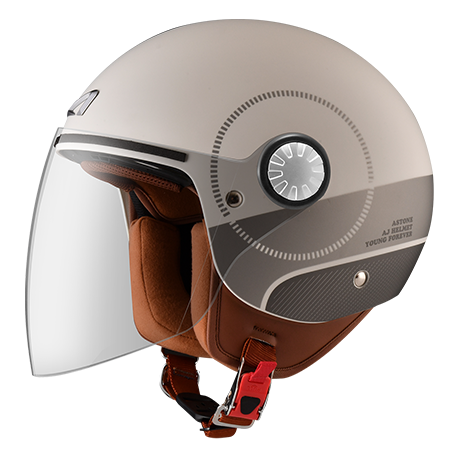 ASTONE AJ2 平冷灰 AW23灰 彩繪 3/4帽款