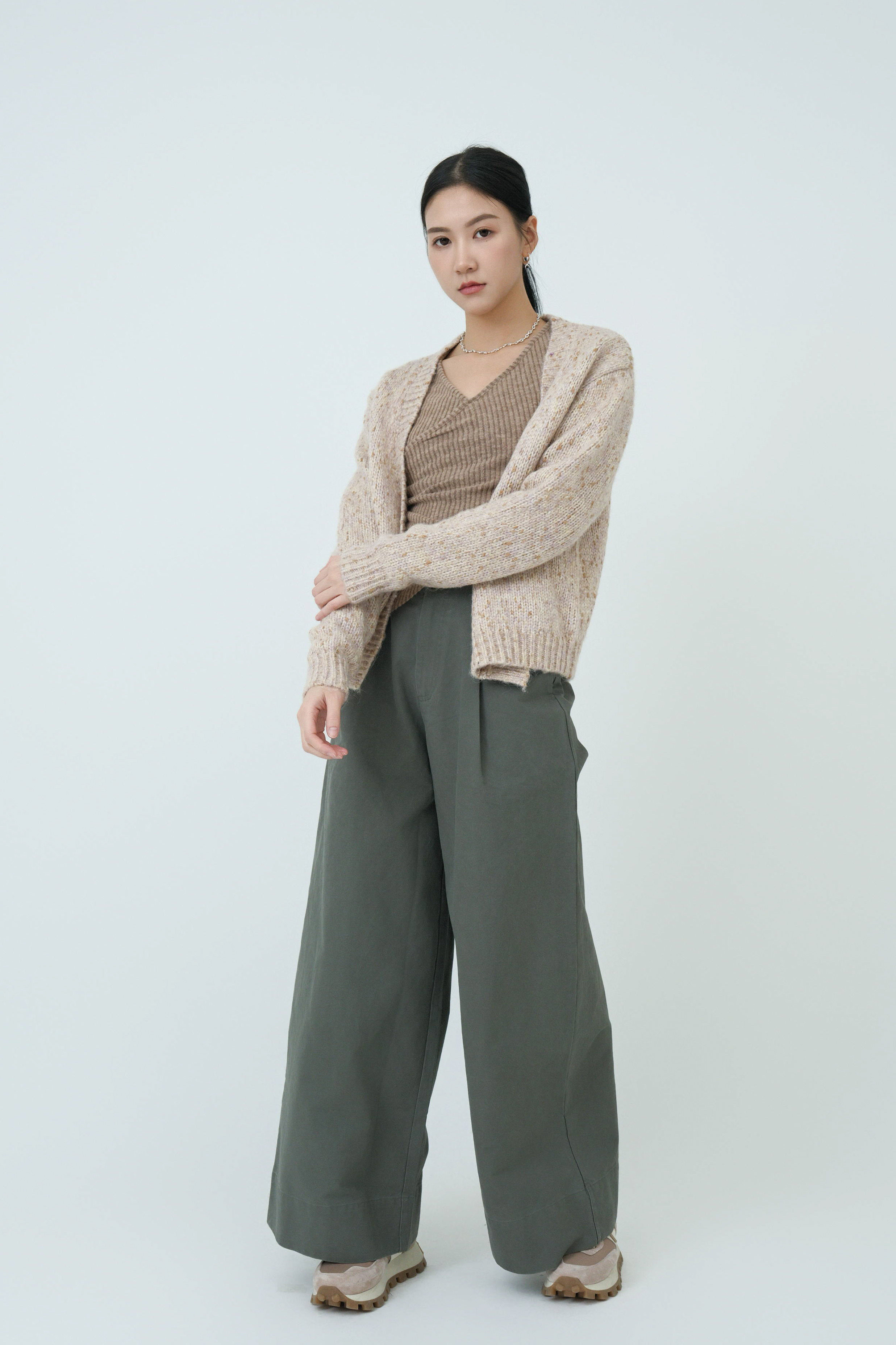 混金毛線冷cardigan (現貨款式）