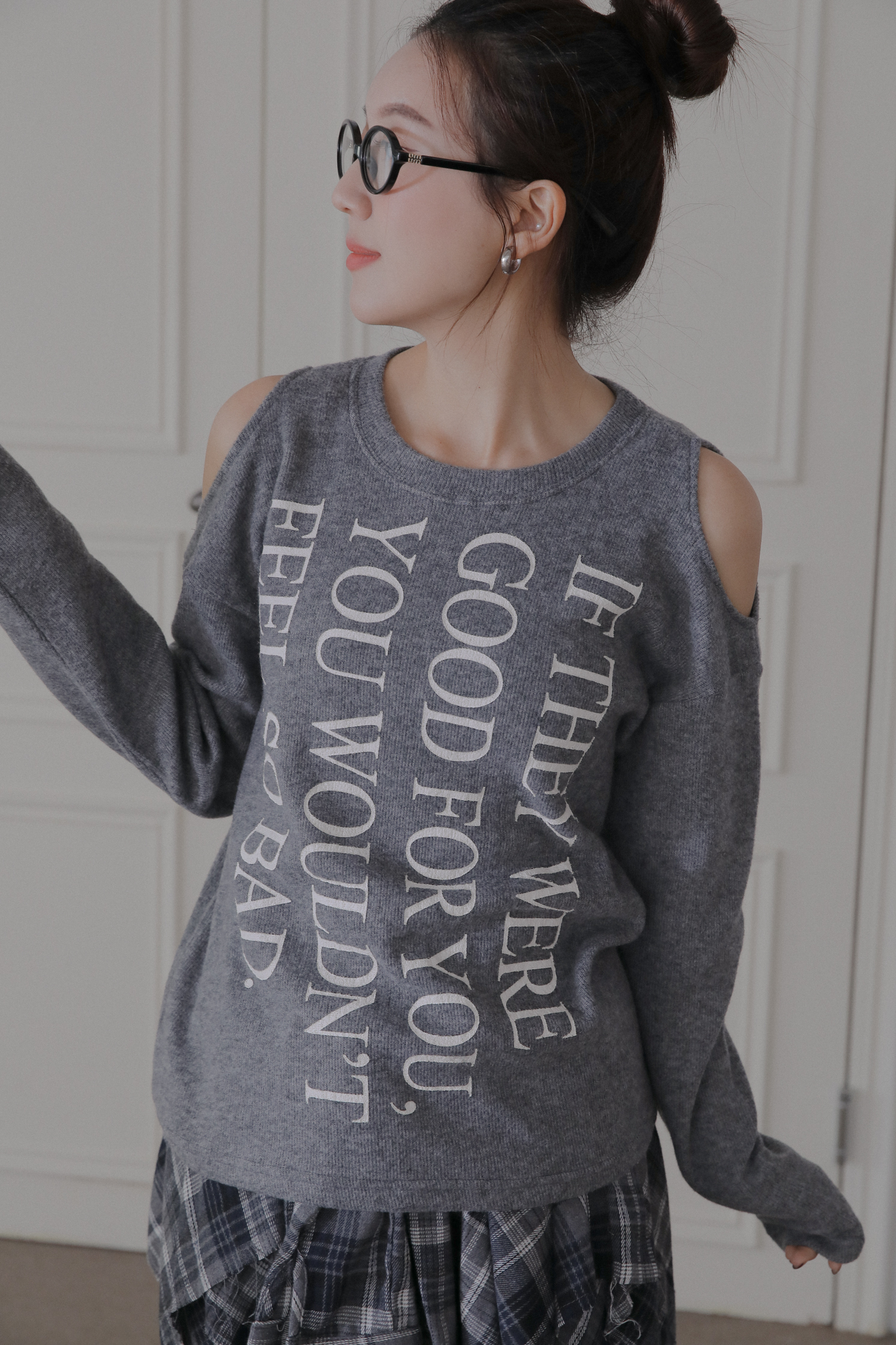 FOR YOU Knit Tee #上衣