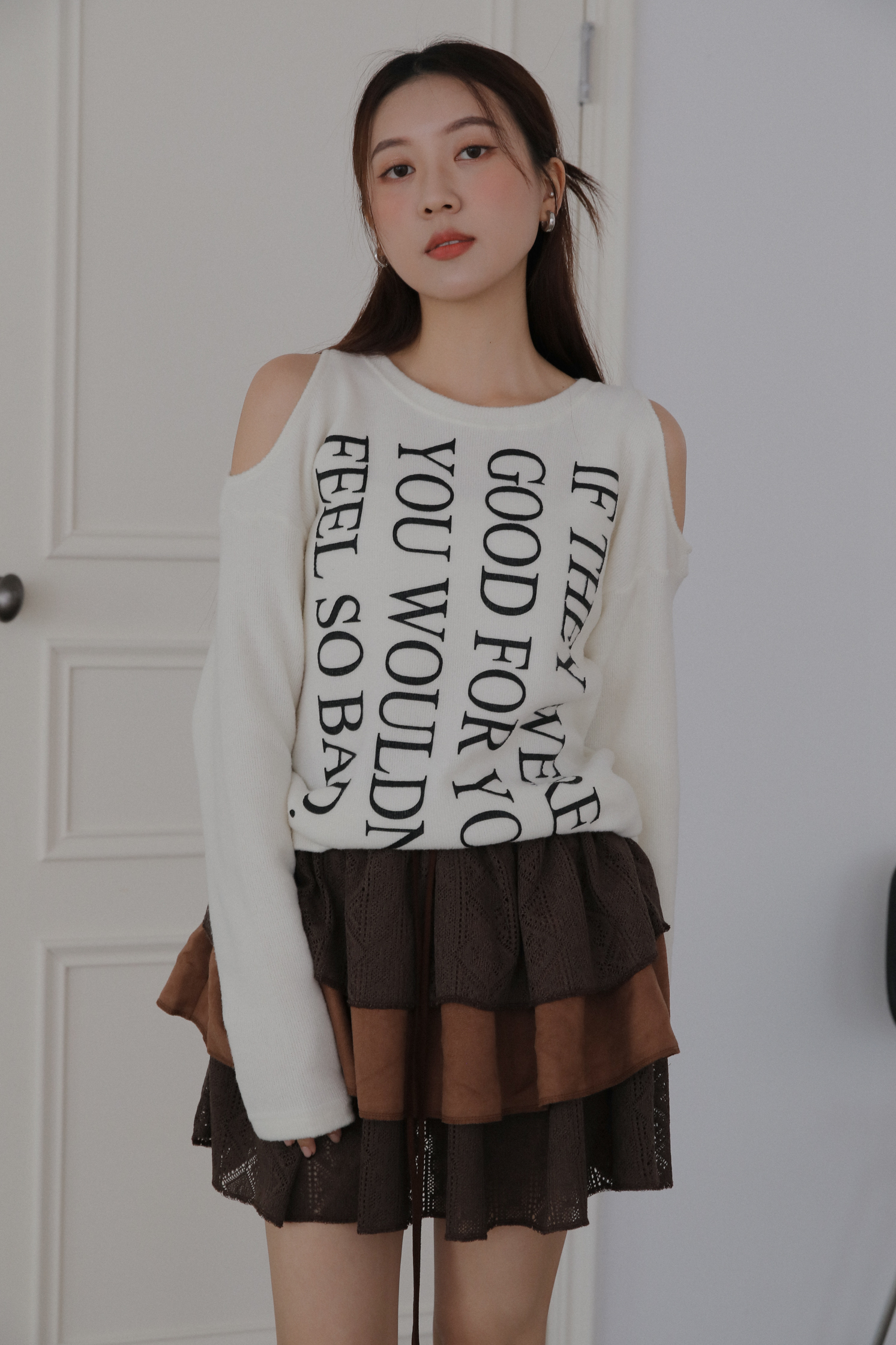 FOR YOU Knit Tee #上衣