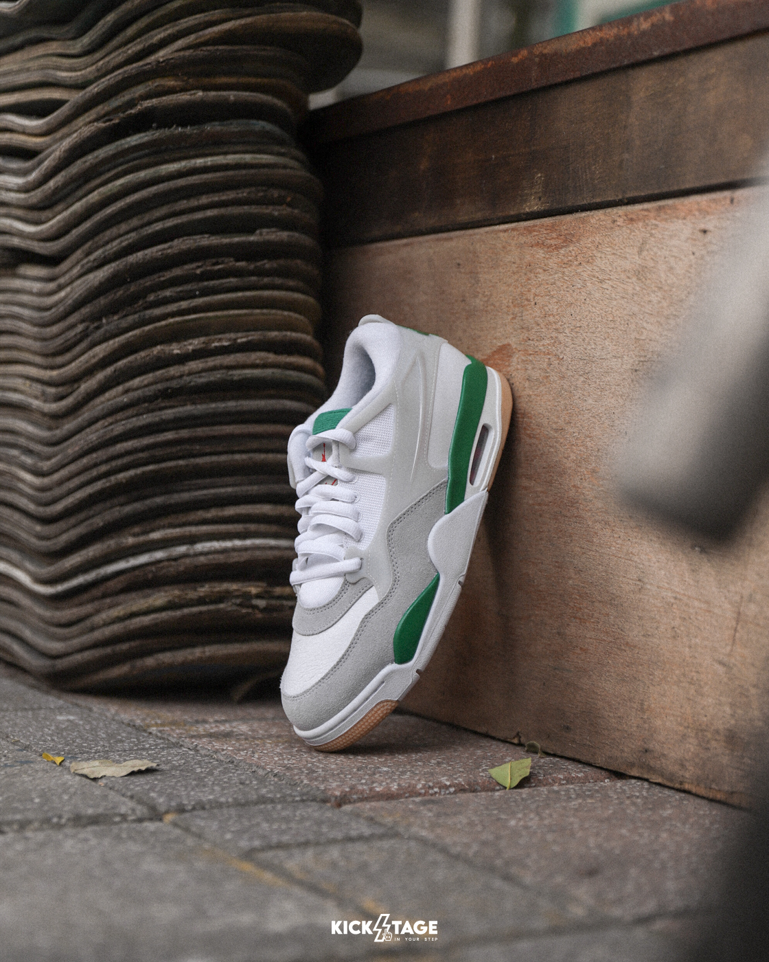 <預定/2周內發出>男鞋 NIKE AIR JORDAN 4 RM PINE GREEN 白綠 麂皮拼接 復古 籃球鞋【FQ7939-103】AJ4 AJ4SB配色