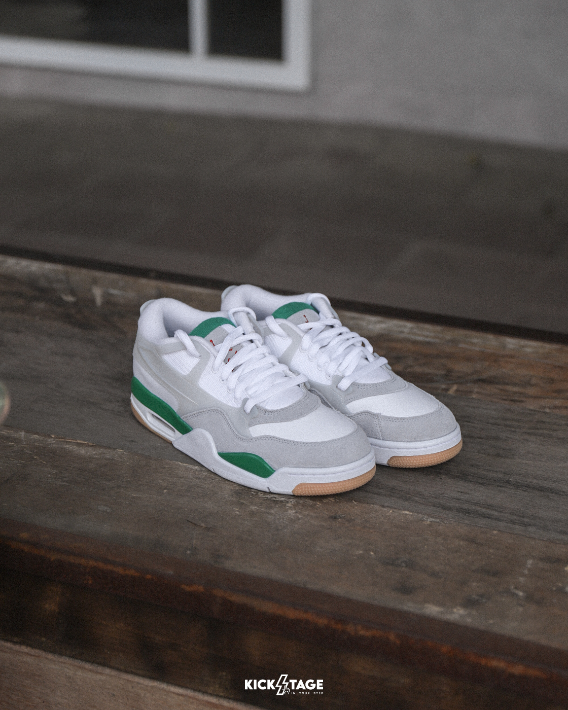 <預定/2周內發出>男鞋 NIKE AIR JORDAN 4 RM PINE GREEN 白綠 麂皮拼接 復古 籃球鞋【FQ7939-103】AJ4 AJ4SB配色