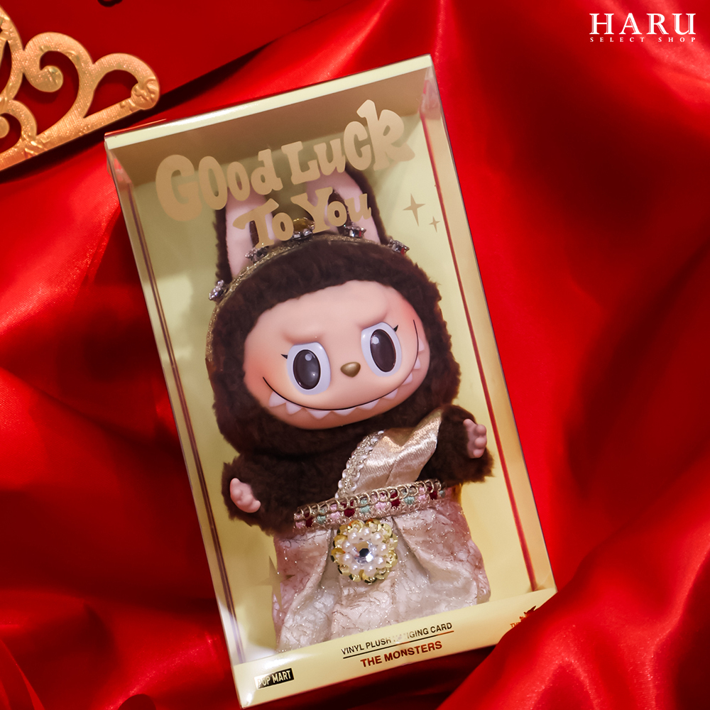 POP MART 泰國限定 泡泡瑪特 POPMART 拉布布 LABUBU GOOD LUCK TO YOU-Vinyl Plush Doll Pendant 搪膠 公仔 掛飾