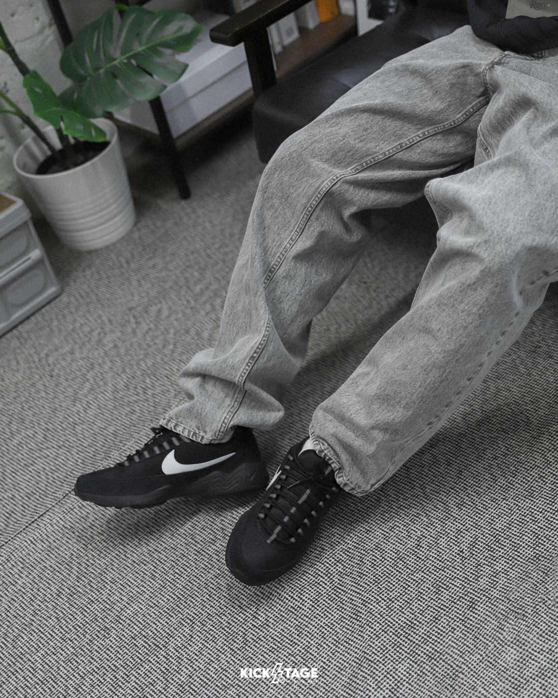 男款 NIKE AIR JORDAN CHINO PANT 青灰 重磅 水洗仿舊 寬鬆 長褲 牛仔褲【HF9292】