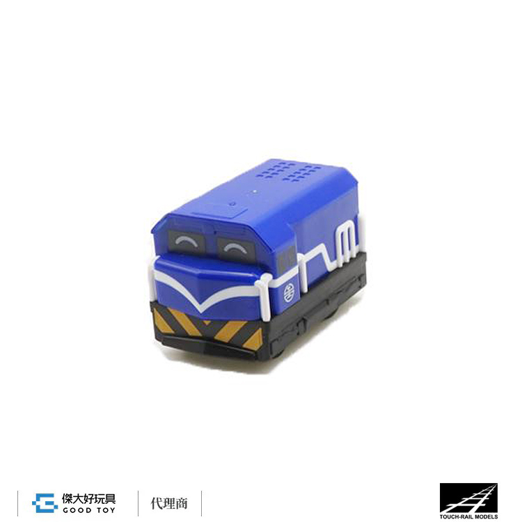 鐵支路 QV008 迴力車 R100 柴電機車 (藍色)