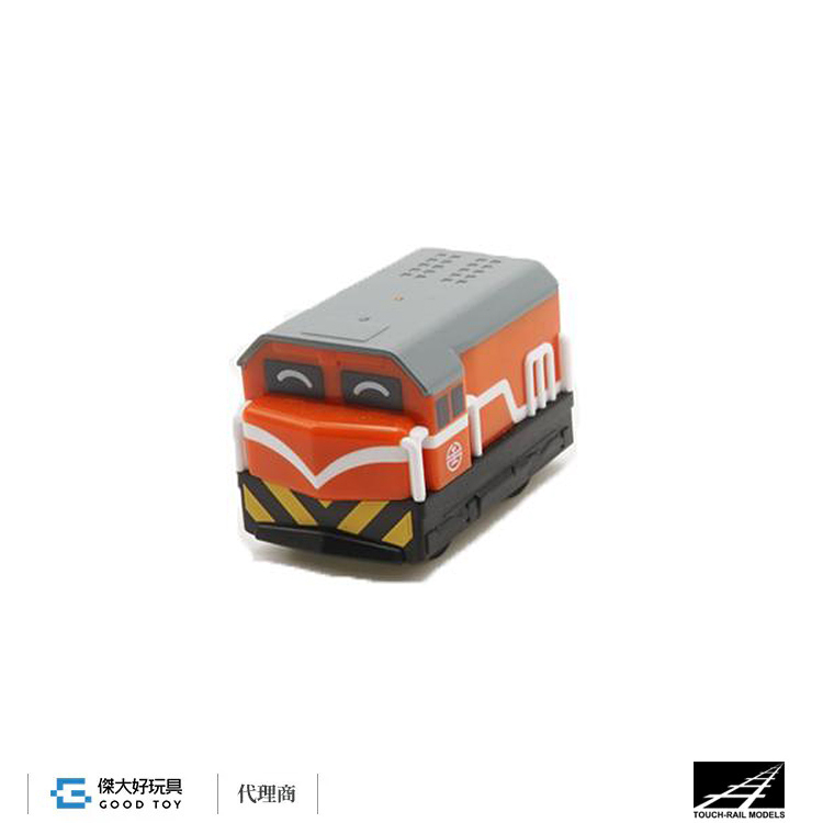 鐵支路 QV007 迴力車 R100 柴電機車 (橘色)