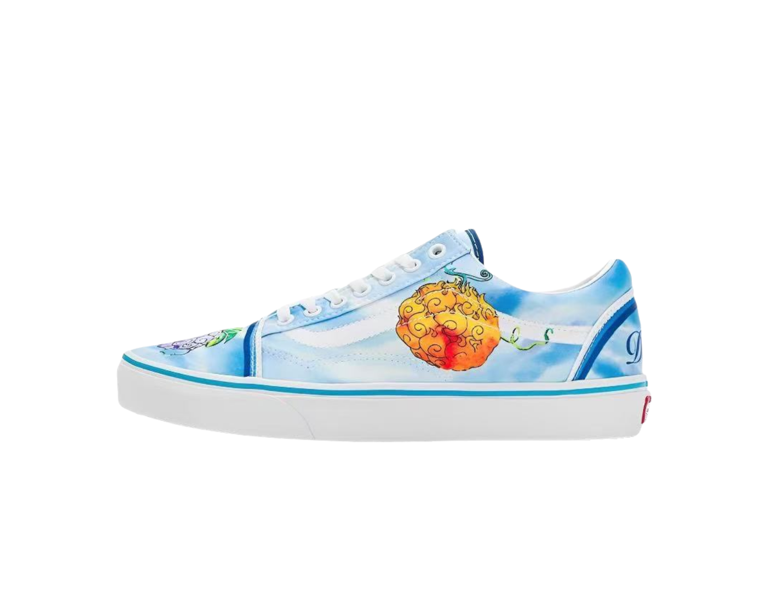 VANS OLD SKOOL ONE PIECE DEVIL FRUIT TRUE BLUE VN0007NT7WM